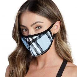 One By One Apparel Masks & Bandanas Like Totally Y2K Filtered Face Mask