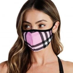 One By One Apparel Masks & Bandanas Like Totally Y2K Filtered Face Mask