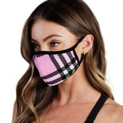 One By One Apparel Masks & Bandanas Like Totally Y2K Filtered Face Mask