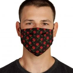 INTO THE AM Masks & Bandanas Roses Face Mask