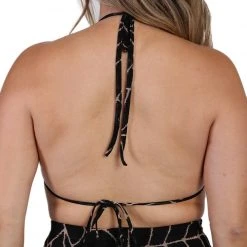 One By One Apparel Face Ur Fears Spiderweb Bikini Top Tops