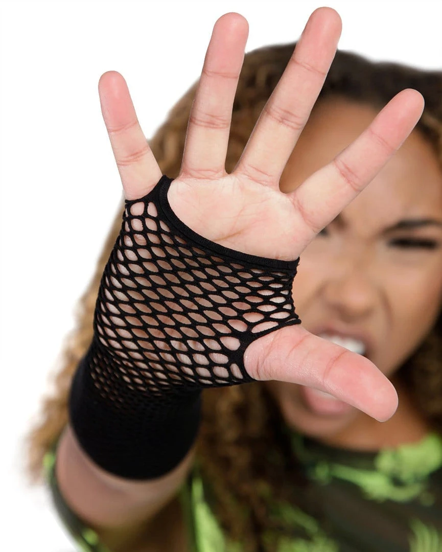 Leg Avenue Fearless Fishnet Arm Sleeves 1 Leg Avenue Fearless Fishnet Arm Sleeves