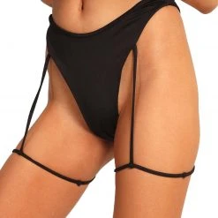 Day G Clothing Feeling Myself Strappy High Waisted Booty Shorts