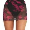Rock & Rose Finding Balance Yin Yang Mesh Mini Skirt Clothing