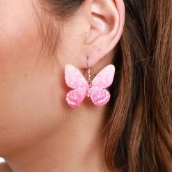 Western Fashion Accessories Flutter Wings Butterfly Earrings
