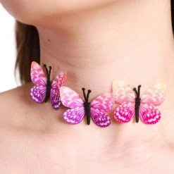Western Fashion Flutter Wings Butterfly Choker Accessories