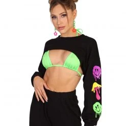 Rock & Rose Clothing For The Culture Ultra Crop Top