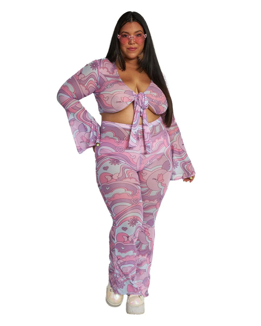 Cherry Mellow, Inc. Free Spirit Cutie Mesh Bell Bottoms Clothing 9 Cherry Mellow, Inc. Free Spirit Cutie Mesh Bell Bottoms Clothing