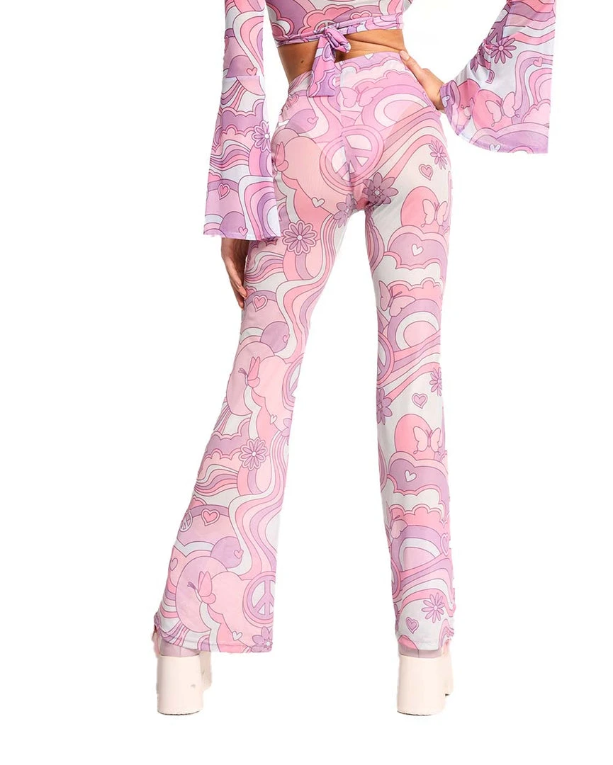 Cherry Mellow, Inc. Free Spirit Cutie Mesh Bell Bottoms Clothing 5 Cherry Mellow, Inc. Free Spirit Cutie Mesh Bell Bottoms Clothing