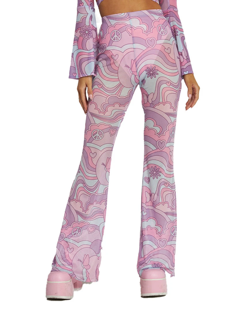 Cherry Mellow, Inc. Free Spirit Cutie Mesh Bell Bottoms Clothing 6 Cherry Mellow, Inc. Free Spirit Cutie Mesh Bell Bottoms Clothing