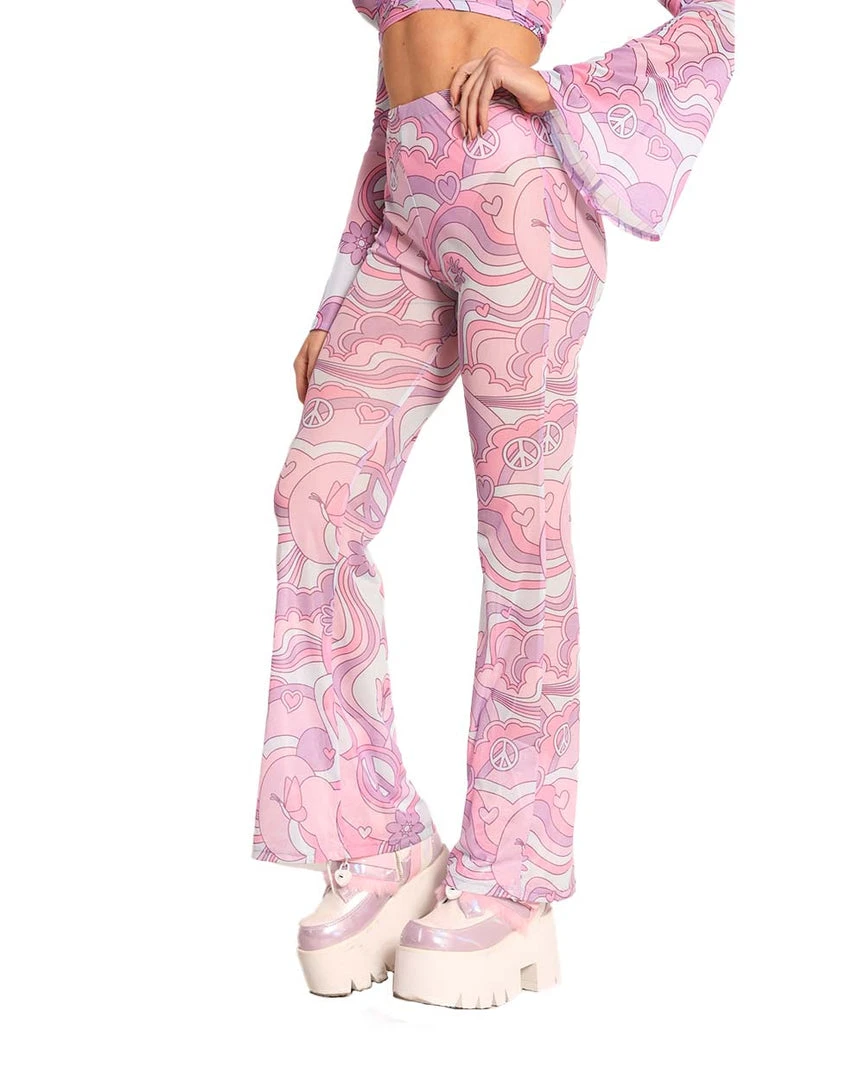 Cherry Mellow, Inc. Free Spirit Cutie Mesh Bell Bottoms Clothing 3 Cherry Mellow, Inc. Free Spirit Cutie Mesh Bell Bottoms Clothing
