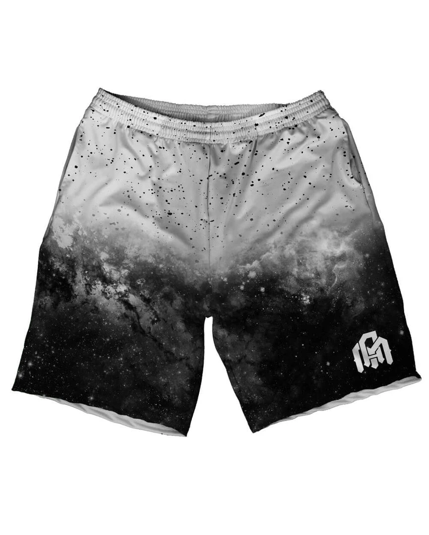 INTO THE AM Bottoms Galaxy Splatter Shorts 1 INTO THE AM Bottoms Galaxy Splatter Shorts