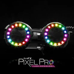 GloFX Pixel Pro LED Goggles Pashminas & Festival Accessories
