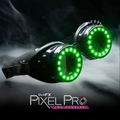 GloFX Pixel Pro LED Goggles Pashminas & Festival Accessories