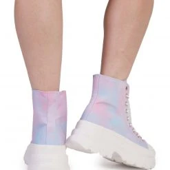 Berness Shoes Glowing Galaxy Hi-Cut Sneakers 5 Berness Shoes Glowing Galaxy Hi-Cut Sneakers