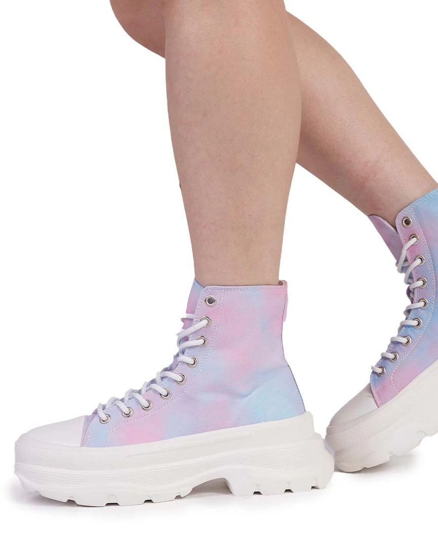 Berness Shoes Glowing Galaxy Hi-Cut Sneakers 1 Berness Shoes Glowing Galaxy Hi-Cut Sneakers