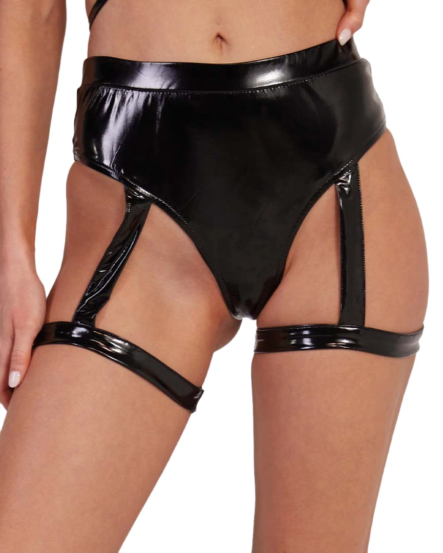 OhYes Got It Bad For Me Hi-Waisted Vinyl Bottoms Clothing 1 OhYes Got It Bad For Me Hi-Waisted Vinyl Bottoms Clothing