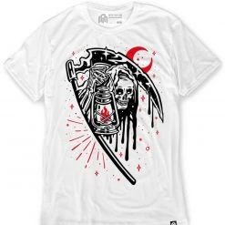 INTO THE AM Men Grim Greeting Tee