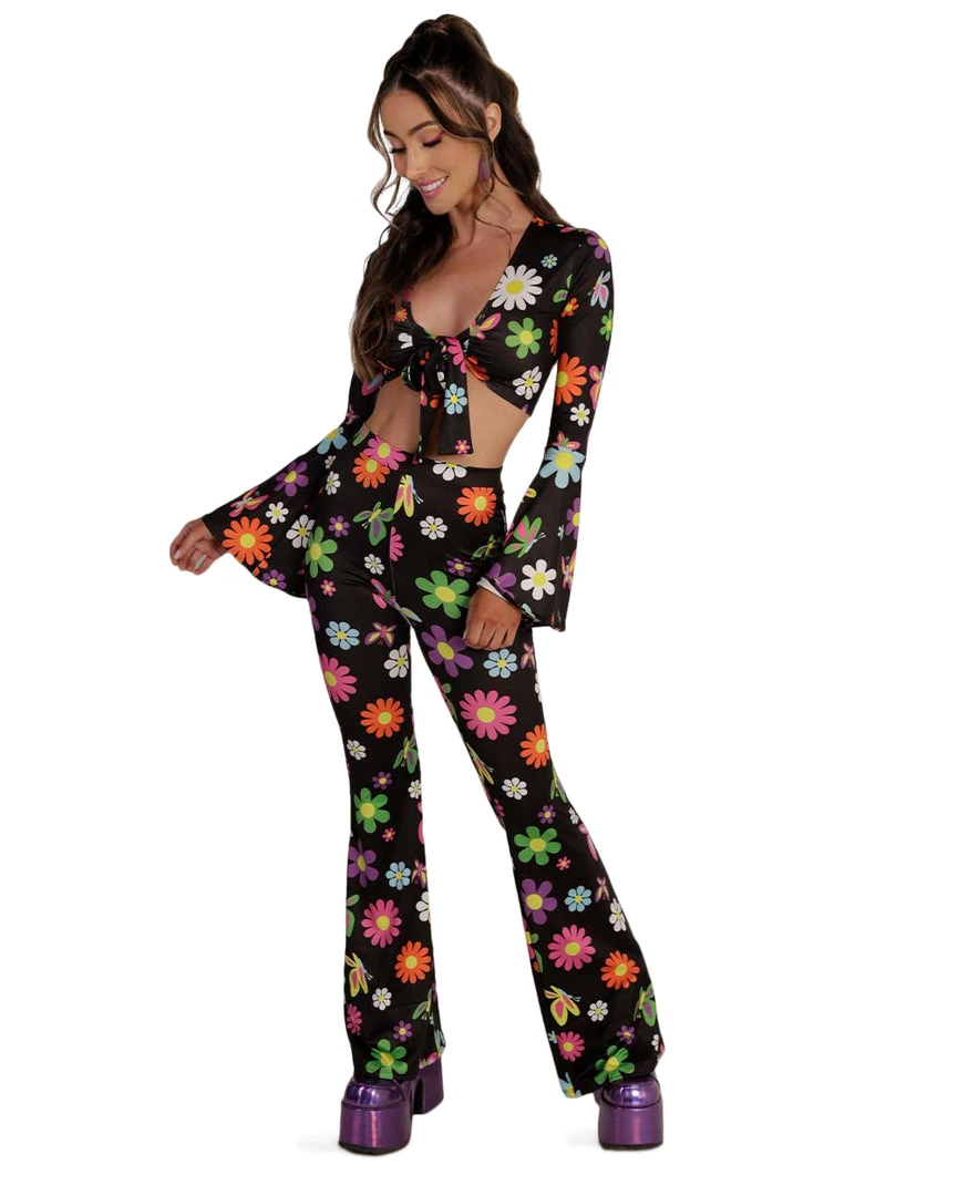 Cherry Mellow, Inc. Groovy Avenue Front-Tie Top Clothing 6 Cherry Mellow, Inc. Groovy Avenue Front-Tie Top Clothing