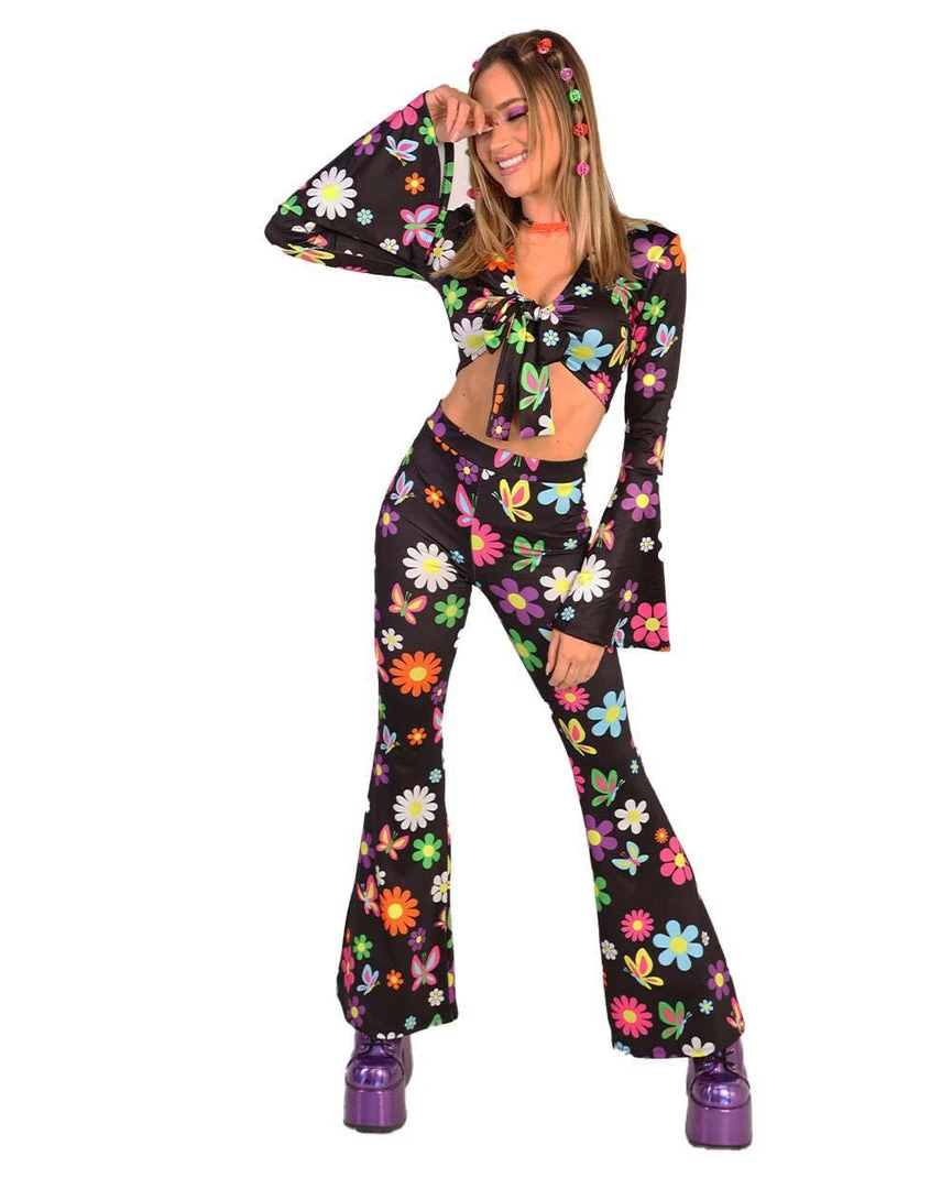 Cherry Mellow, Inc. Groovy Avenue Front-Tie Top Clothing 3 Cherry Mellow, Inc. Groovy Avenue Front-Tie Top Clothing