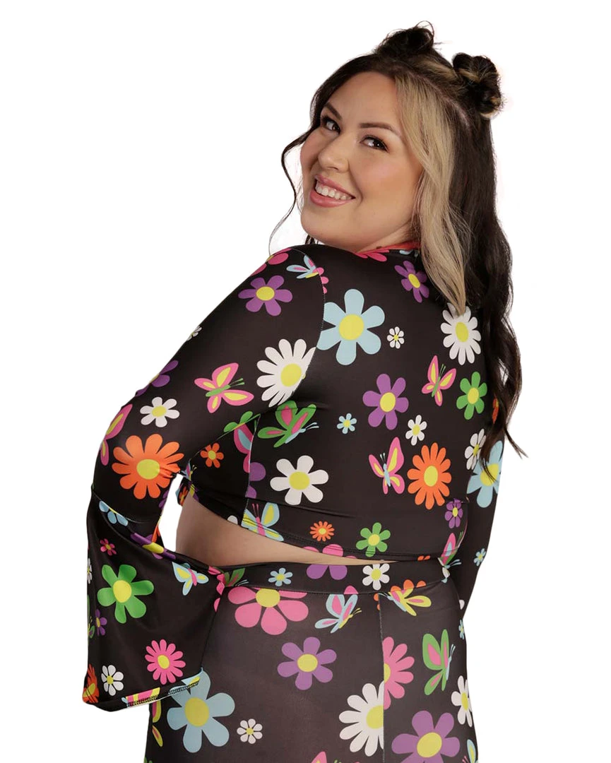 Cherry Mellow, Inc. Groovy Avenue Front-Tie Top Clothing 13 Cherry Mellow, Inc. Groovy Avenue Front-Tie Top Clothing