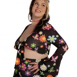 Cherry Mellow, Inc. Groovy Avenue Front-Tie Top Clothing 23 Cherry Mellow, Inc. Groovy Avenue Front-Tie Top Clothing