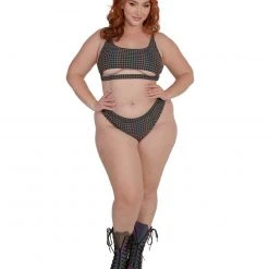 Dippin Daisies Tops Groovy BB Reflective Underboob Top