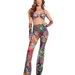 One By One Apparel Groovy Gal Crop Top