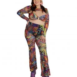 One By One Apparel Groovy Gal Ultra Crop Long Sleeve