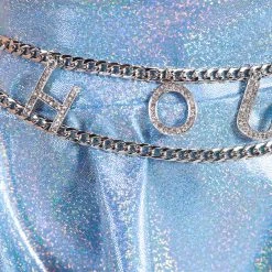 Fame Accessories HOUSE Layered Belly Chain