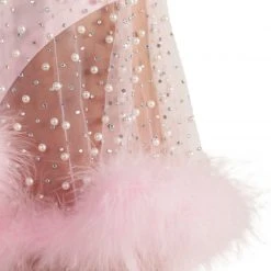 Hot & Delicious Black Bead Clothing Happy Ever After Marabou Mesh Skirt