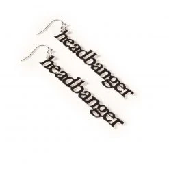 Fame Accessories Headbanger Drop Earrings