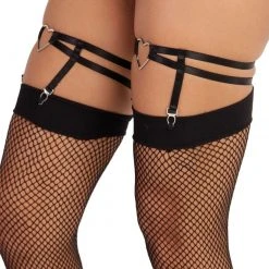 Leg Avenue Accessories Heart Garter Suspenders