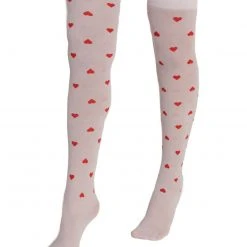 Ana Accessories Heart Skips A Beat Thigh-High Socks