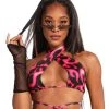 Cherry Mellow, Inc. Heart On Fire Keyhole Halter Top New Arrivals