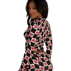 Rock & Rose Tops Heartbreaker Ruffled Long Sleeve Top