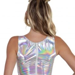 Roma Holo Halo Cutout Crop Top