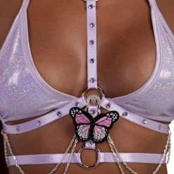 HoneiiBeth X IHeartRaves Holly Blue Butterfly Harness