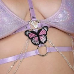 HoneiiBeth X IHeartRaves Holly Blue Butterfly Harness