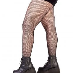 Leg Avenue Accessories Plus Size Backseam Fishnet Pantyhose