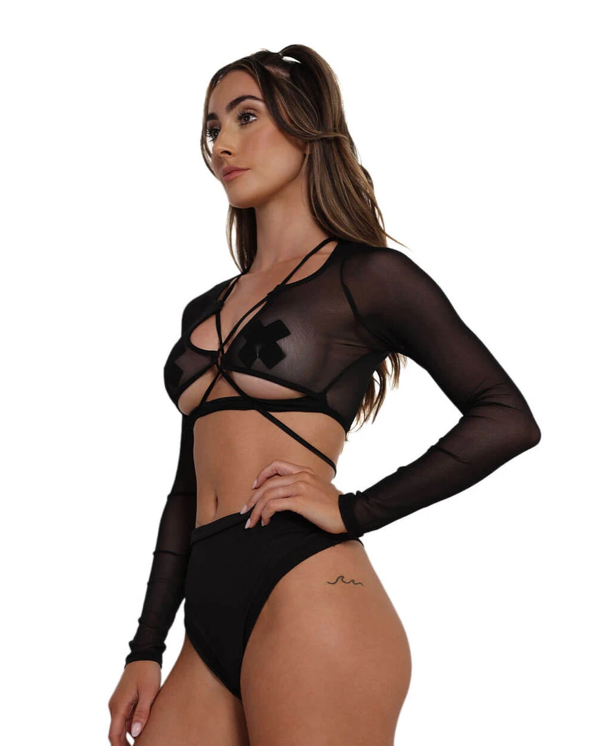 OhYes House Bunny Lace Up Top 2 OhYes House Bunny Lace Up Top