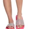 Legend Footwear Icy Girl Rhinestone Slides Shoes