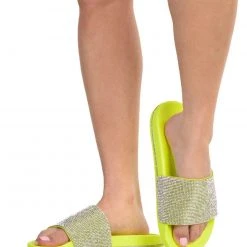 Legend Footwear Icy Girl Rhinestone Slides Shoes