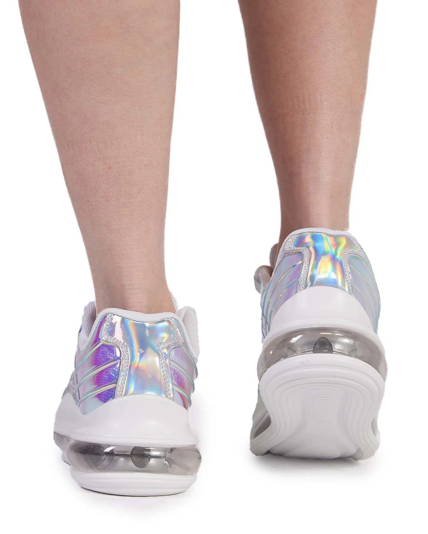 Berness Icy Holo Lace Up Sneakers Shoes 4 Berness Icy Holo Lace Up Sneakers Shoes