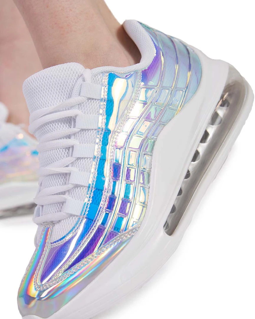 Berness Icy Holo Lace Up Sneakers Shoes 2 Berness Icy Holo Lace Up Sneakers Shoes