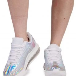Berness Icy Holo Lace Up Sneakers Shoes 6 Berness Icy Holo Lace Up Sneakers Shoes