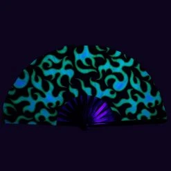 iHeartRaves Elegant Shop 3 Andrew - Agent Ignite My Fire UV Hand Fan