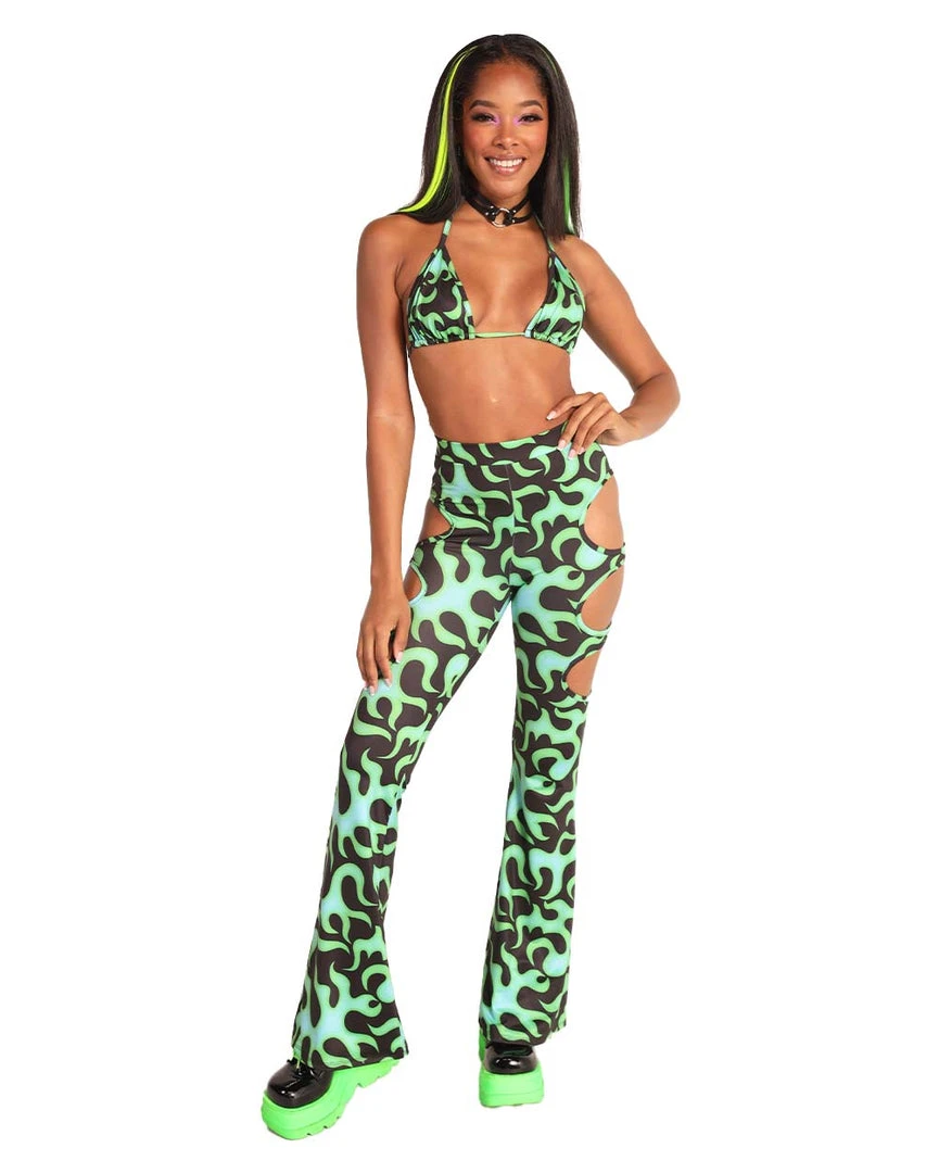 Cherry Mellow, Inc. Ignite My Fire Side Cut-Out Bell Bottoms Clothing 4 Cherry Mellow, Inc. Ignite My Fire Side Cut-Out Bell Bottoms Clothing