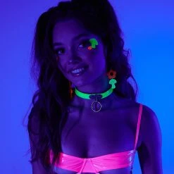 OhYes Clothing In Charge Of Looks Vinyl Underboob Top