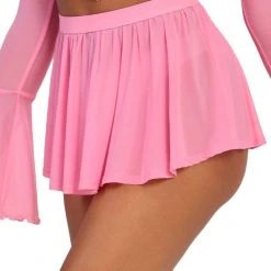 OhYes Infinite Daze Mesh Mini Skirt